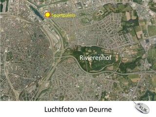 Luchtfoto van Deurne Sportpaleis Rivierenhof KLIK 