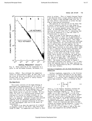 The Fractal Geometry of Faults and Faulting | PDF