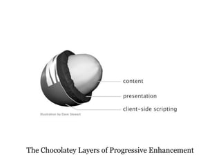The Chocolatey Layers of Progressive Enhancement
 