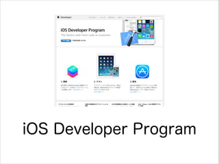 iOS Developer Program

 