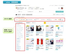 schoo 授業検索
カテゴリ選択
授業に付けた授業に付けた
タグから選択
 