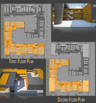 FIRST FLOOR PLAN
SECOND FLOOR PLAN
 