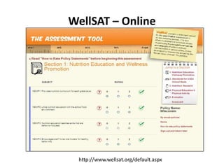 WellSAT – Online
http://www.wellsat.org/default.aspx
 