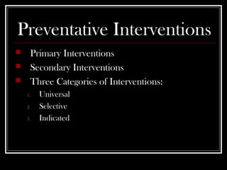 School based drug prevention | PPT