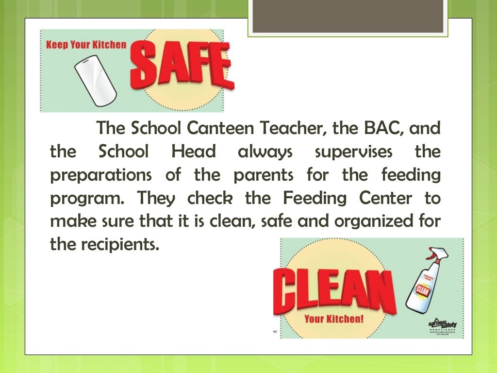 School Based Feeding Program Best Practices