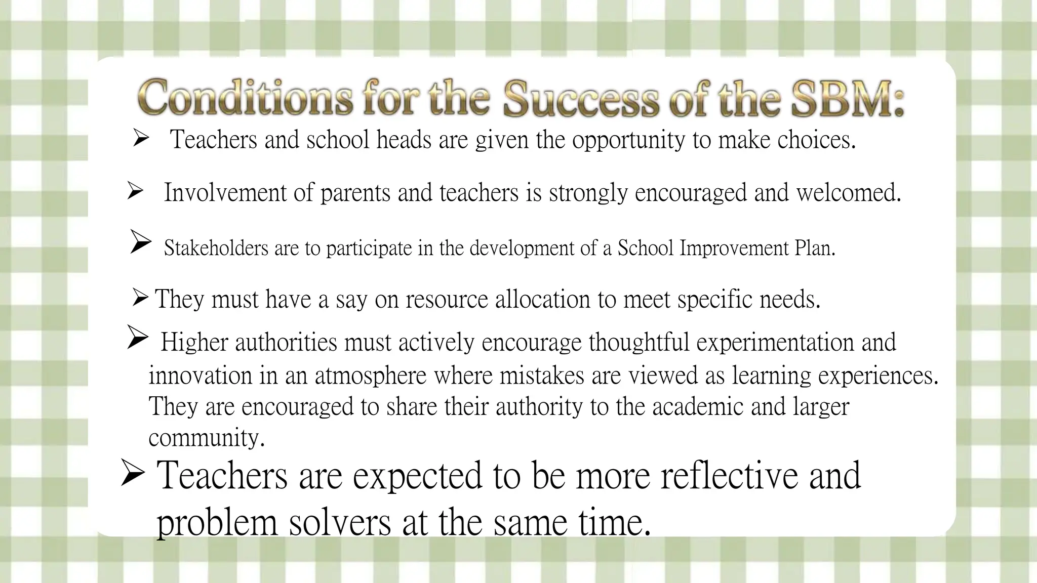 Sbm Practices School-Based Management(SBM): Meaning, Advantages and Disadvantages ...