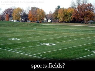 sports fields? School: Oakwell Park, Napoleon, Ohio Image: NapoleonOhio.cc 