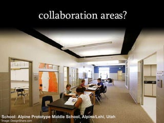 collaboration areas? School: Alpine Prototype Middle School, Alpine/Lehi, Utah Image: DesignShare.com 