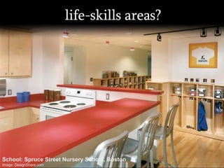 life-skills areas? School: Spruce Street Nursery School, Boston Image: DesignShare.com 