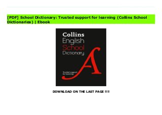 DOWNLOAD ON THE LAST PAGE !!!!
Read PDF School Dictionary: Trusted support for learning (Collins School Dictionaries) Online, Download PDF School Dictionary: Trusted support for learning (Collins School Dictionaries), Full PDF School Dictionary: Trusted support for learning (Collins School Dictionaries), All Ebook School Dictionary: Trusted support for learning (Collins School Dictionaries), PDF and EPUB School Dictionary: Trusted support for learning (Collins School Dictionaries), PDF ePub Mobi School Dictionary: Trusted support for learning (Collins School Dictionaries), Downloading PDF School Dictionary: Trusted support for learning (Collins School Dictionaries), Book PDF School Dictionary: Trusted support for learning (Collins School Dictionaries), Download online School Dictionary: Trusted support for learning (Collins School Dictionaries), School Dictionary: Trusted support for learning (Collins School Dictionaries) pdf, book pdf School Dictionary: Trusted support for learning (Collins School Dictionaries), pdf School Dictionary: Trusted support for learning (Collins School Dictionaries), epub School Dictionary: Trusted support for learning (Collins School Dictionaries), pdf School Dictionary: Trusted support for learning (Collins School Dictionaries), the book School Dictionary: Trusted support for learning (Collins School Dictionaries), ebook School Dictionary: Trusted support for learning (Collins School Dictionaries), School Dictionary: Trusted support for learning (Collins School Dictionaries) E-Books, Online School Dictionary: Trusted support for learning (Collins School Dictionaries) Book, pdf School Dictionary: Trusted support for learning (Collins School Dictionaries), School Dictionary: Trusted support for learning (Collins School Dictionaries) E-Books, School Dictionary: Trusted support for learning (Collins School Dictionaries) Online Read Best Book Online School Dictionary: Trusted support for learning (Collins School Dictionaries), Read Online School Dictionary: Trusted support for learning (Collins School Dictionaries) Book, Download
Online School Dictionary: Trusted support for learning (Collins School Dictionaries) E-Books, Read School Dictionary: Trusted support for learning (Collins School Dictionaries) Online, Read Best Book School Dictionary: Trusted support for learning (Collins School Dictionaries) Online, Pdf Books School Dictionary: Trusted support for learning (Collins School Dictionaries), Download School Dictionary: Trusted support for learning (Collins School Dictionaries) Books Online Download School Dictionary: Trusted support for learning (Collins School Dictionaries) Full Collection, Read School Dictionary: Trusted support for learning (Collins School Dictionaries) Book, Download School Dictionary: Trusted support for learning (Collins School Dictionaries) Ebook School Dictionary: Trusted support for learning (Collins School Dictionaries) PDF Read online, School Dictionary: Trusted support for learning (Collins School Dictionaries) Ebooks, School Dictionary: Trusted support for learning (Collins School Dictionaries) pdf Read online, School Dictionary: Trusted support for learning (Collins School Dictionaries) Best Book, School Dictionary: Trusted support for learning (Collins School Dictionaries) Ebooks, School Dictionary: Trusted support for learning (Collins School Dictionaries) PDF, School Dictionary: Trusted support for learning (Collins School Dictionaries) Popular, School Dictionary: Trusted support for learning (Collins School Dictionaries) Read, School Dictionary: Trusted support for learning (Collins School Dictionaries) Full PDF, School Dictionary: Trusted support for learning (Collins School Dictionaries) PDF, School Dictionary: Trusted support for learning (Collins School Dictionaries) PDF, School Dictionary: Trusted support for learning (Collins School Dictionaries) PDF Online, School Dictionary: Trusted support for learning (Collins School Dictionaries) Books Online, School Dictionary: Trusted support for learning (Collins School Dictionaries) Ebook, School Dictionary: Trusted support for learning (Collins School
Dictionaries) Book, School Dictionary: Trusted support for learning (Collins School Dictionaries) Full Popular PDF, PDF School Dictionary: Trusted support for learning (Collins School Dictionaries) Download Book PDF School Dictionary: Trusted support for learning (Collins School Dictionaries), Download online PDF School Dictionary: Trusted support for learning (Collins School Dictionaries), PDF School Dictionary: Trusted support for learning (Collins School Dictionaries) Popular, PDF School Dictionary: Trusted support for learning (Collins School Dictionaries), PDF School Dictionary: Trusted support for learning (Collins School Dictionaries) Ebook, Best Book School Dictionary: Trusted support for learning (Collins School Dictionaries), PDF School Dictionary: Trusted support for learning (Collins School Dictionaries) Collection, PDF School Dictionary: Trusted support for learning (Collins School Dictionaries) Full Online, epub School Dictionary: Trusted support for learning (Collins School Dictionaries), ebook School Dictionary: Trusted support for learning (Collins School Dictionaries), ebook School Dictionary: Trusted support for learning (Collins School Dictionaries), epub School Dictionary: Trusted support for learning (Collins School Dictionaries), full book School Dictionary: Trusted support for learning (Collins School Dictionaries), online School Dictionary: Trusted support for learning (Collins School Dictionaries), online School Dictionary: Trusted support for learning (Collins School Dictionaries), online pdf School Dictionary: Trusted support for learning (Collins School Dictionaries), pdf School Dictionary: Trusted support for learning (Collins School Dictionaries), School Dictionary: Trusted support for learning (Collins School Dictionaries) Book, Online School Dictionary: Trusted support for learning (Collins School Dictionaries) Book, PDF School Dictionary: Trusted support for learning (Collins School Dictionaries), PDF School Dictionary: Trusted support for learning (Collins School Dictionaries) Online, pdf School
Dictionary: Trusted support for learning (Collins School Dictionaries), Download online School Dictionary: Trusted support for learning (Collins School Dictionaries), School Dictionary: Trusted support for learning (Collins School Dictionaries) pdf, School Dictionary: Trusted support for learning (Collins School Dictionaries), book pdf School Dictionary: Trusted support for learning (Collins School Dictionaries), pdf School Dictionary: Trusted support for learning (Collins School Dictionaries), epub School Dictionary: Trusted support for learning (Collins School Dictionaries), pdf School Dictionary: Trusted support for learning (Collins School Dictionaries), the book School Dictionary: Trusted support for learning (Collins School Dictionaries), ebook School Dictionary: Trusted support for learning (Collins School Dictionaries), School Dictionary: Trusted support for learning (Collins School Dictionaries) E-Books, Online School Dictionary: Trusted support for learning (Collins School Dictionaries) Book, pdf School Dictionary: Trusted support for learning (Collins School Dictionaries), School Dictionary: Trusted support for learning (Collins School Dictionaries) E-Books, School Dictionary: Trusted support for learning (Collins School Dictionaries) Online, Read Best Book Online School Dictionary: Trusted support for learning (Collins School Dictionaries), Read School Dictionary: Trusted support for learning (Collins School Dictionaries) PDF files, Read School Dictionary: Trusted support for learning (Collins School Dictionaries) PDF files
[PDF] School Dictionary: Trusted support for learning (Collins School
Dictionaries) | Ebook
 
