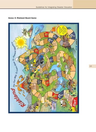 Guidelines for Integrating Disaster Education




Annex 4: Riskland Board Game




                                                                           125
 