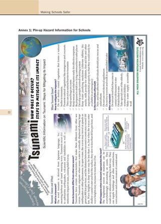 Making Schools Safer




     Annex 1: Pin-up Hazard Information for Schools




22
 