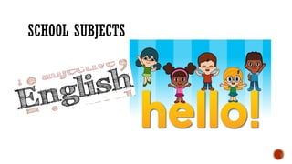 School Subjects For Primary School Class Pptx