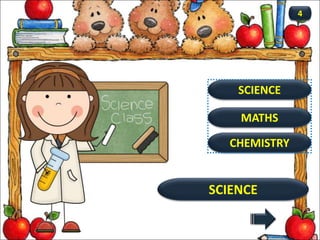 SCIENCE
SCIENCE
4
MATHS
CHEMISTRY