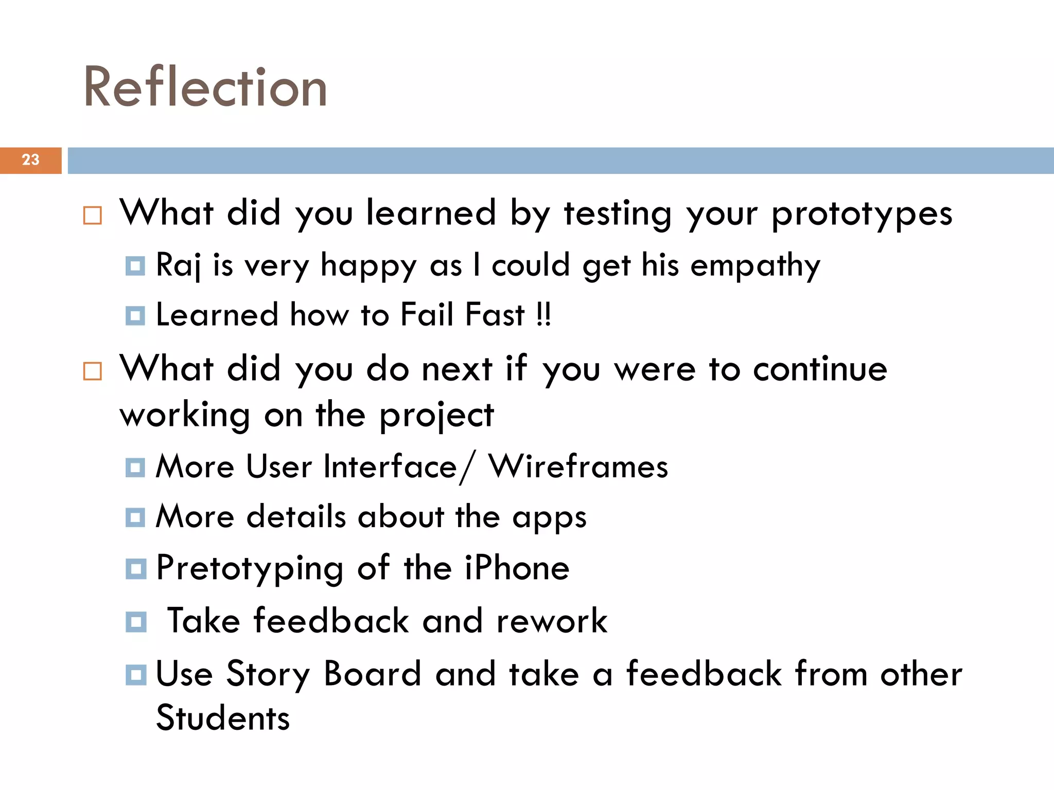 Thank You !!
Manik Choudhary, PMI-ACP, CSPO, PSM-1
manikchoudhary@yahoo.com
Linked In - http://www.linkedin.com/pub/manik-choudhary-pmi-acp-
cspo-psm/1/54/529
23
 