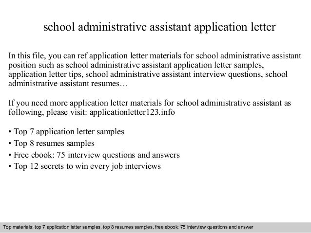 Cover letter for executive assistant job application