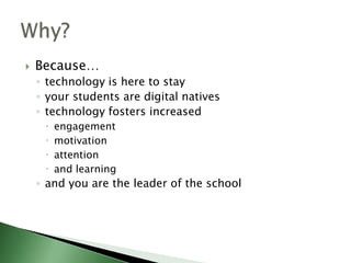 School Administrators And Technology