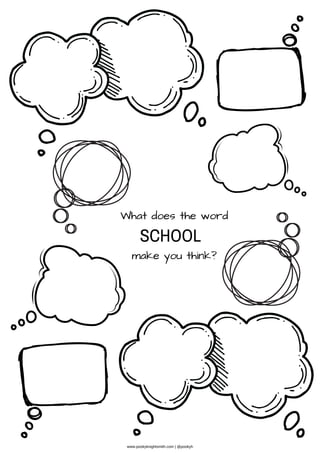 School Anxiety Journal Prompts | PDF