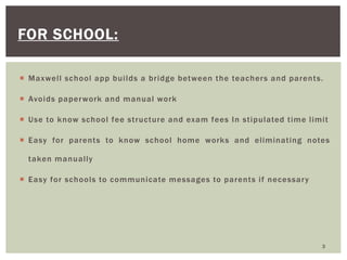 Android app for school management | PPTX