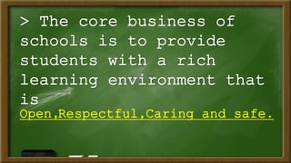 School as learning environment | PPTX