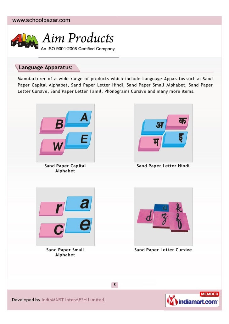 Aim Products, Indore, Kindergarten Teaching Aids