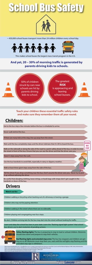 School Bus Safety Infographic 