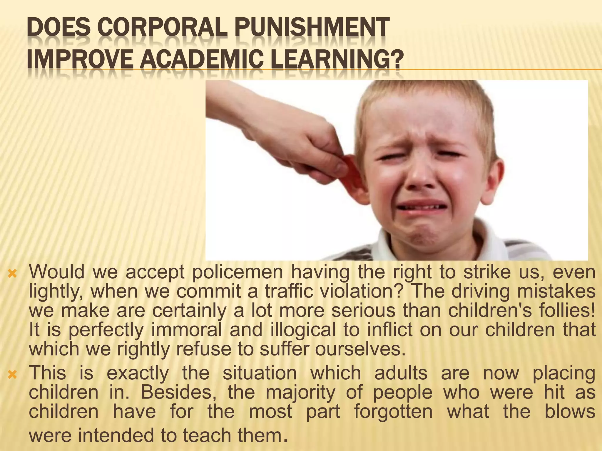 School corporal punishment PPTX