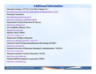 School Education and Literacy in the 12th Plan (2012 - 2017) | PDF