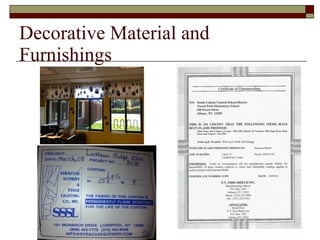 Decorative Material and Furnishings 