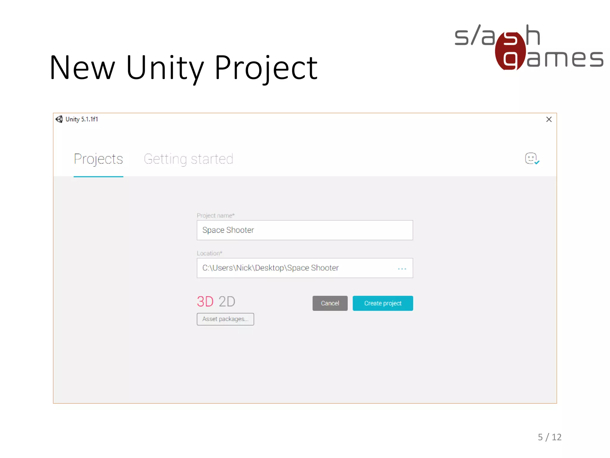 New Unity Project
5 / 12
 