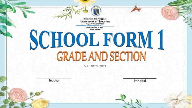 school form front page (1).pptx............. | PPTX | Education