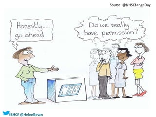 #SHCR @HelenBevan
Source: @NHSChangeDay
 
