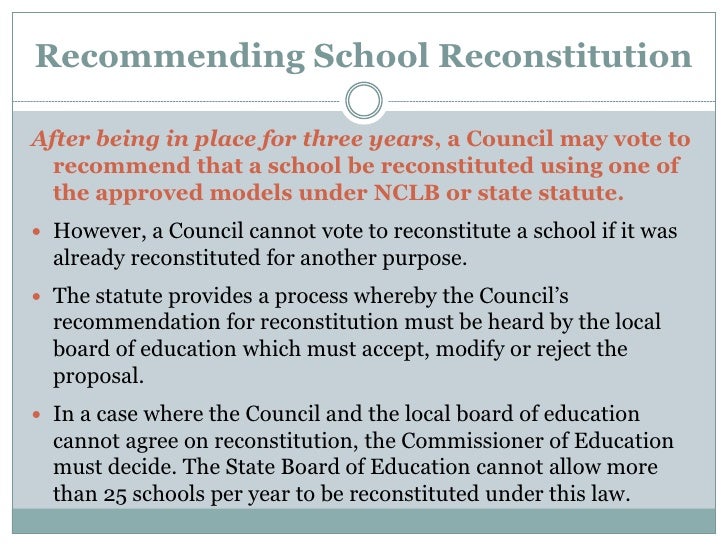 School governance councils overview 9.20.10