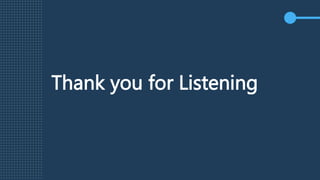 Thank you for Listening
 
