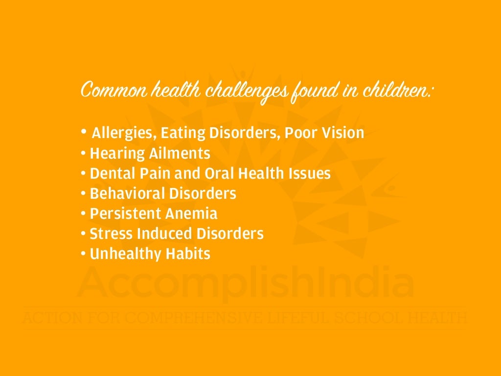 School Health Programme