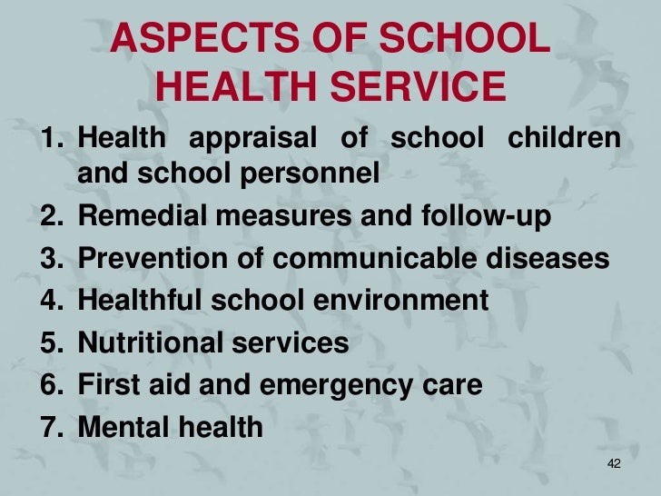 School health services