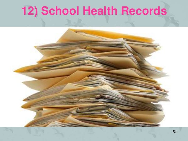 School health services