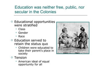 Schooling In Colonial America2008