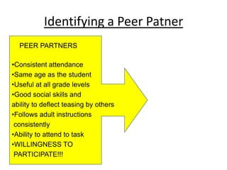 A paraprofessional can also monitor social situations and assist with interpreting them and providing support.