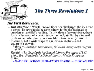 School Library Media Program | PPT