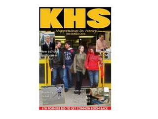 School magazine covers