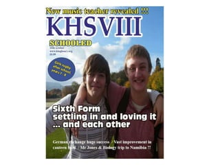 School magazine covers