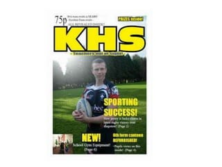 School magazine covers