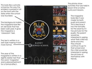 Mini Magazine Example School School Magazine Examples | PPT