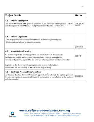 School Management Software Proposal | PDF
