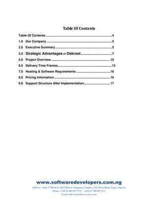 School Management Software Proposal | PDF