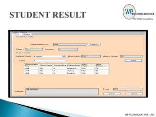 WP TECHNOCRAT PVT. LTD.
 