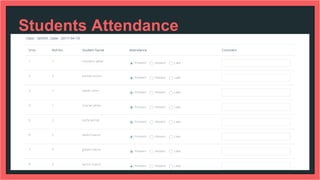 Students Attendance
 