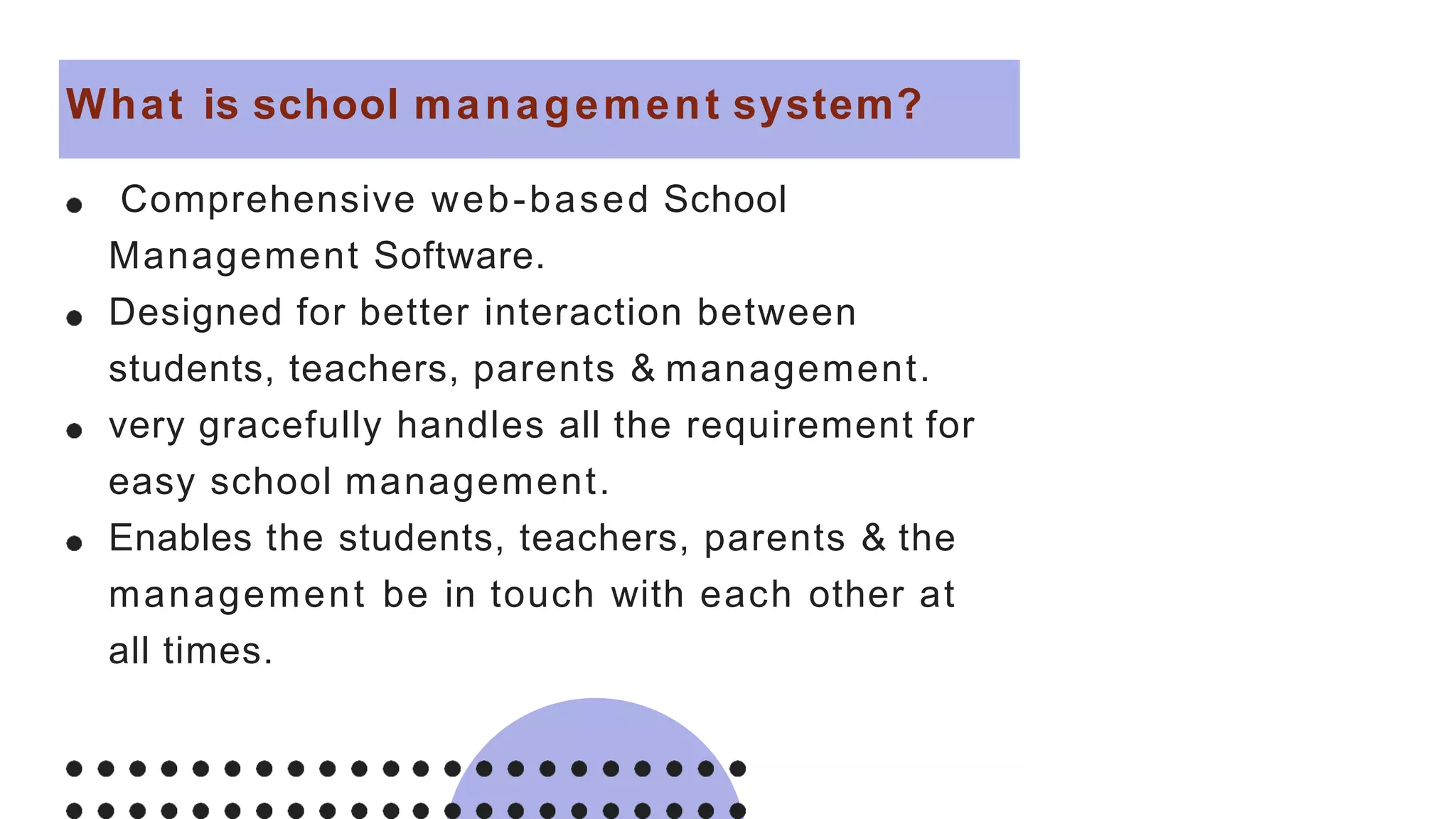 School Management system | PPTX