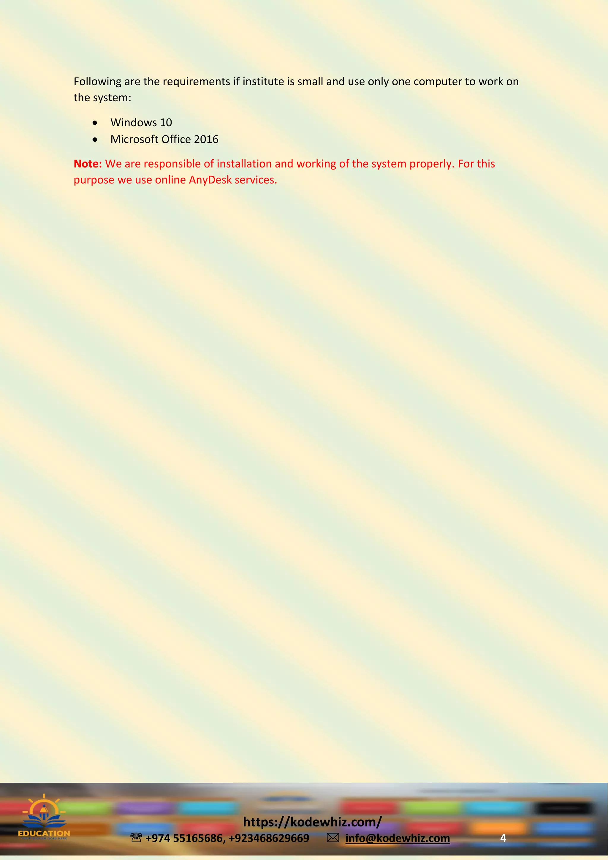 School Management System | PDF